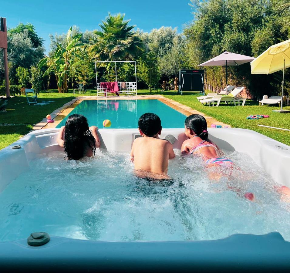 Ilafe Farmhouse, Villa Avec Piscine Chauffee Privee Et Jacuzzi Pour Familles 马拉喀什 外观 照片